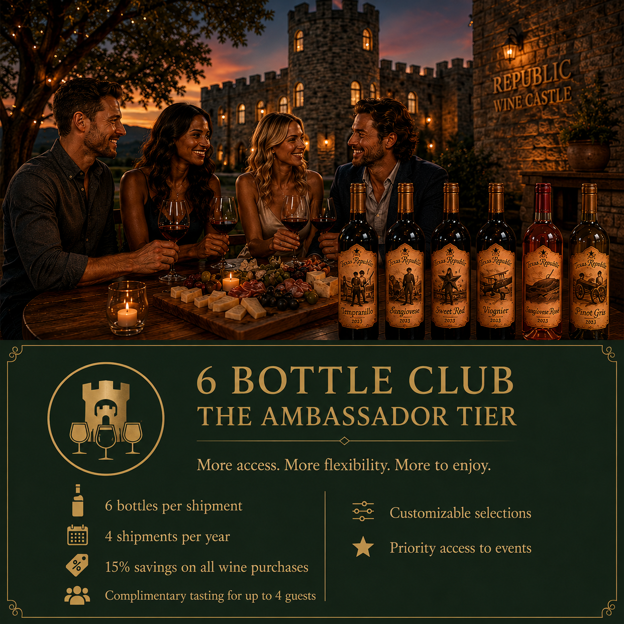 THE 6 BOTTLE CLUB - THE AMBASSADOR TIER