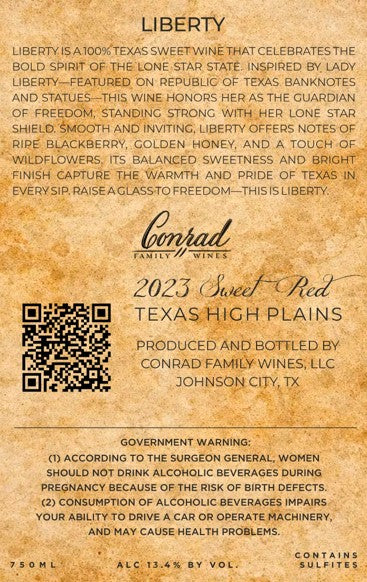 Liberty - Texas Republic Sweet Red